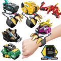 Genuine Fantasy Mission Force Deformation Watch Toy Boy Shinelon Fission Mech Robot Super Dinosaur Power. 