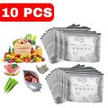 Aluminum Foil Food Bag Reusable Fresh-keeping Zip Lock Freezer Bag  -  Pure Mall. 