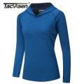 TACVASEN UPF50+ Breathable Long Sleeve Hoodie T-shirts Womens Sun/UV Protection Casual Hooded T shirts Outdoor Sports Pullover. 