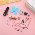 Science Box Electric Circuit Experiment With Light Bulb, Motor & Fan - School Experiments Smart Children STEM Toy Tool.
