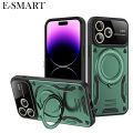 【Discount】 For ZTE Blade V50 Design V50 Smart Case Car Foldable Metal Bracket Sliding Camera Protection Hard Shockproof for ZTE Blade V50 Smart V50 Design Back Cover.