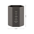 Creative Multi-purpose Hexagonal Design Pen Holder Student Stationery Holder Pencil Holder Large Capacity Pen Holder School Office Stationery Pens Storage Brush Stand Storage Box.