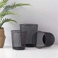 Iron Net Classical Trash Can, Simple Designed Garbage Can Ash Bin Dust Bin Trash Container for Home Office Kitchen Bathroom.