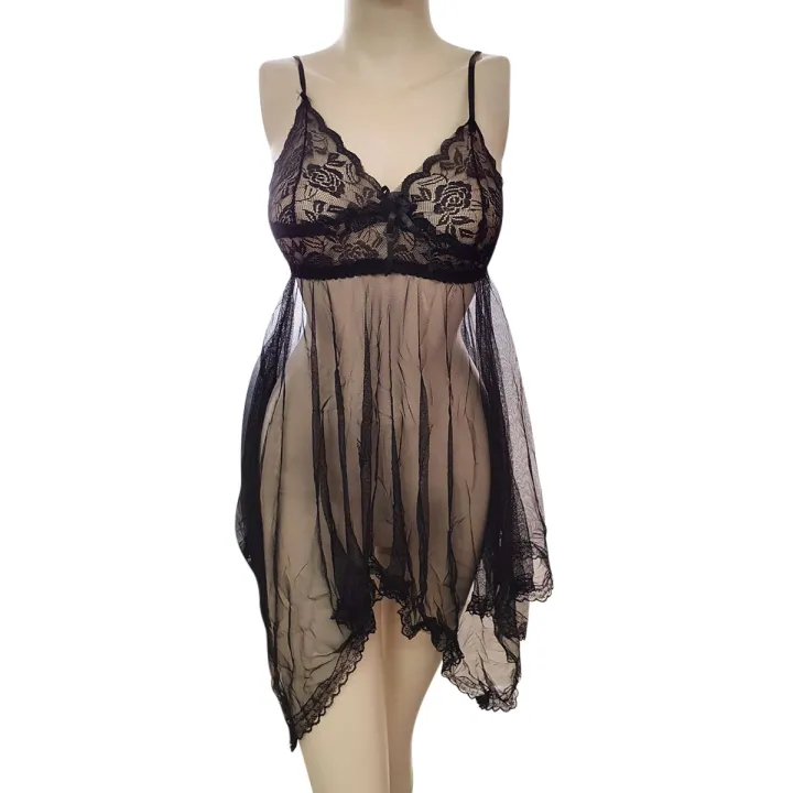 Nighty Short Black Nighty For Honeymoon Short Night Transparent