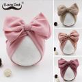 Big bows baby turban hat autumn winter baby cap beanies soft warm kids children hats bonnet headwear for girls. 