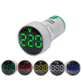 AC60-500V AC Voltage Meter LED Digital Display quantity 1 PCS GREEN ROUND. 