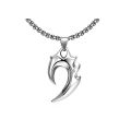 Fashion New Pendant Necklace Men Punk Trendy Simple Stainless Steel Chain. 