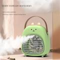 Cartoon Desktop Fan Fast Cooling Humidification Spray Fan Small Fan Fan Cute Spray Multifunctional Humidification.