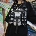 2023 Hip Hop Streetwear Men Chest Rig Bags Multifunction Tactical Vest Chest Packs Casual Travel Storage Waist Bag Backpack Male.