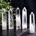 【VisioN Shop】1PC 40-50MM 100% Natural White Fluorite Crystal Quartz Crystal Stone Healing Hexagonal Stone. 