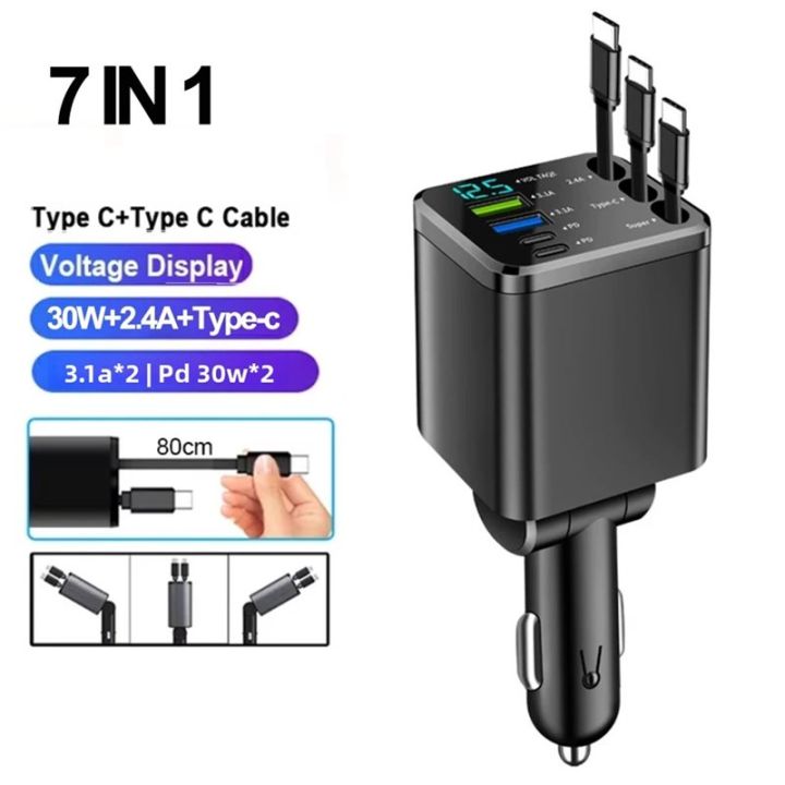 7-In-1%20Retractable%20Car%20Charger%20with%20Digital%20Voltmeter%20USB+PD%20Port%20Fast%20Charging%20Cable%20-%20Image%203