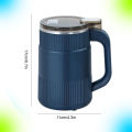 Electric Coffee Grinder and Food Processor Machine - Multifunctional 300W Smart Electric Grinder for Coffee, Fruits, Condiments and All Kinds of Grains - Household Small Powder Grinding Machine - Best Coffee Beans (Blue).