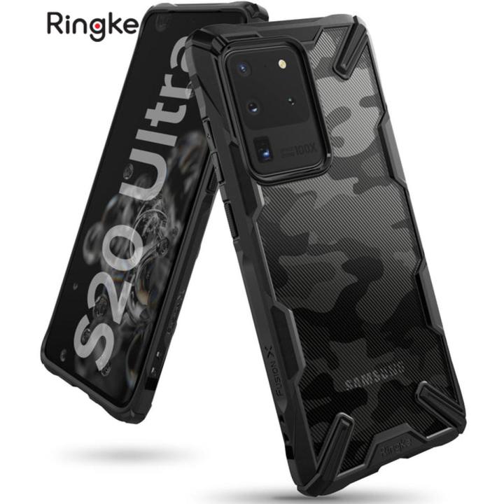 Ringke Fusion-X Camo Black Protective Case for Samsung Galaxy S20 Ultra