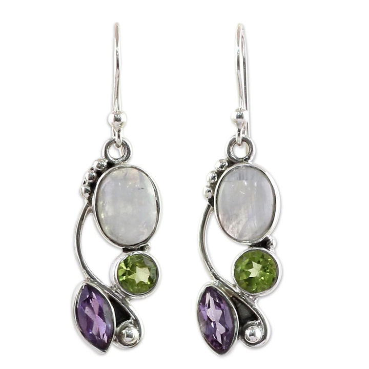 Vintage%20Marquise%20Round%20Faux%20Moonstone%20Emerald%20Amethyst%20Dangle%20Hook%20Earrings%20-%20Image%205