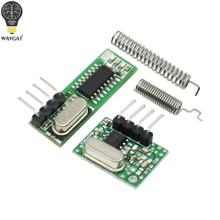 433 Mhz Superheterodyne RF Receiver and Transmitter Module 433Mhz ...