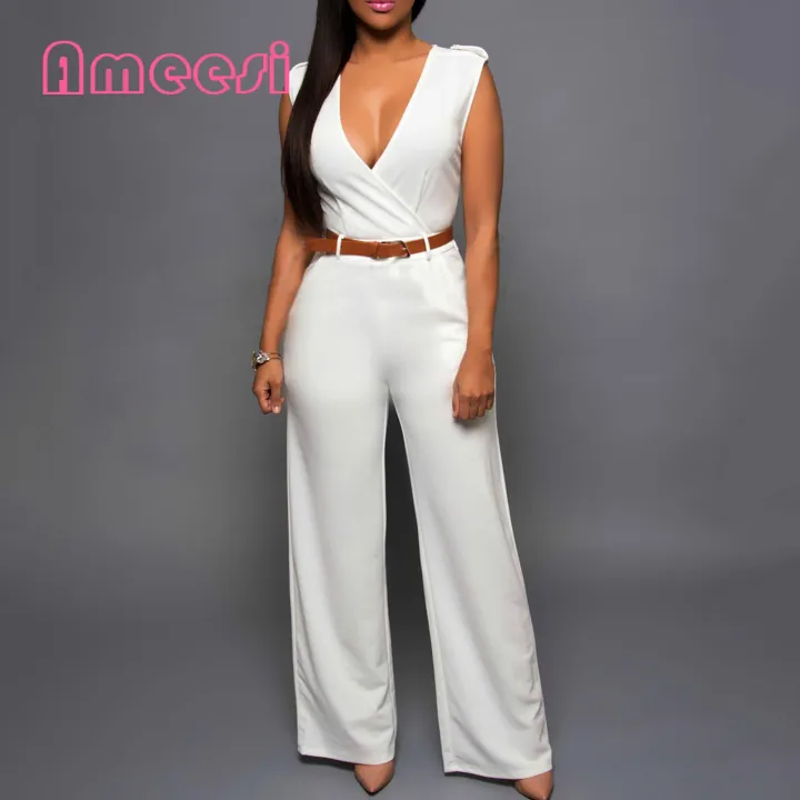 Office%20Jumpsuit%20Breathable%20Straight%20Pants%20with%20Belt%20Women%20Rompers%20-%20Image%208