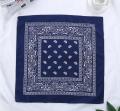 Fashion Hip Hop 100% Cotton Bandana Square Scarf 54cm*54cm Black Red Paisley Headband Printed For Women/Men/Boys/Girls.