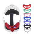 VR Face Cover Sweat-Proof Silicone Cushion VR Accessories Lightproof Anti-Leakage Face Cover Compatible For Meta Quest 3 VR Gaming Headsets. 