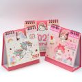 Cute 2023 rabbit desktop calendar student cartoon mini calendar unicorn Hello Kitty Gemini Doraemon Snoopy melody stitch cinnamoroll purin dog. 