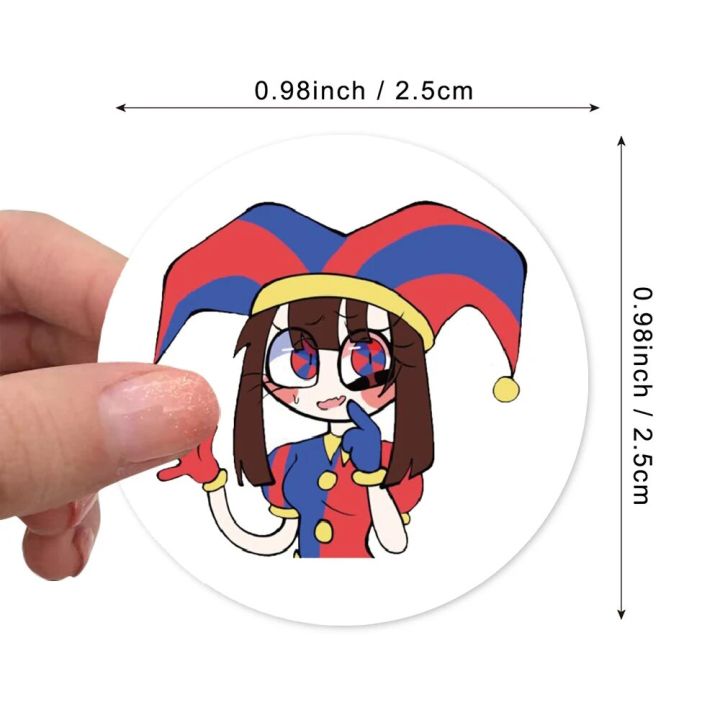 200pcs%20Cute%20Cartoon%20The%20Amazing%20Digital%20Circus%20Sealing%20Labels%20Stickers%20Roll%20Kawaii%20Game%20Anime%20Kids%20Reward%20Sticker%20Decals%20Gifts%20-%20Image%203
