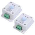 2X LED Lighting Motion Activated Sensor Switch 12 Volt DC Passive Light Control.