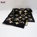 Black And Brown LV Woolen Soft Scarf, Muffler Stylish Fashion Scarf For Men And Women. 