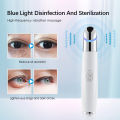Hot Compress Eye Massage Pen Constant Temperature Heating Vibration Eye Skin Beauty Massager Dark Circles Removal USB Charging. 