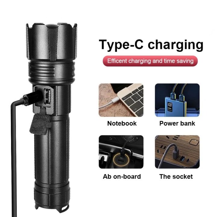 C3%20High%20Power%20Flashlight%20Tactical%20Lantern%20Most%20Powerful%20LED%20Flashlight%20USB%20Rechargeable%20Torch%20Light%20Long%20Shot%20Hand%20Lamp%20Camping%20Bike%20Accessories%20-%20Image%205