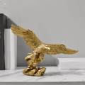 Eagle Figurine Statue Resin Table Crafts Tabletop Centerpiece Decoration for Office Living Room Home Decor Collection Hand Painted.