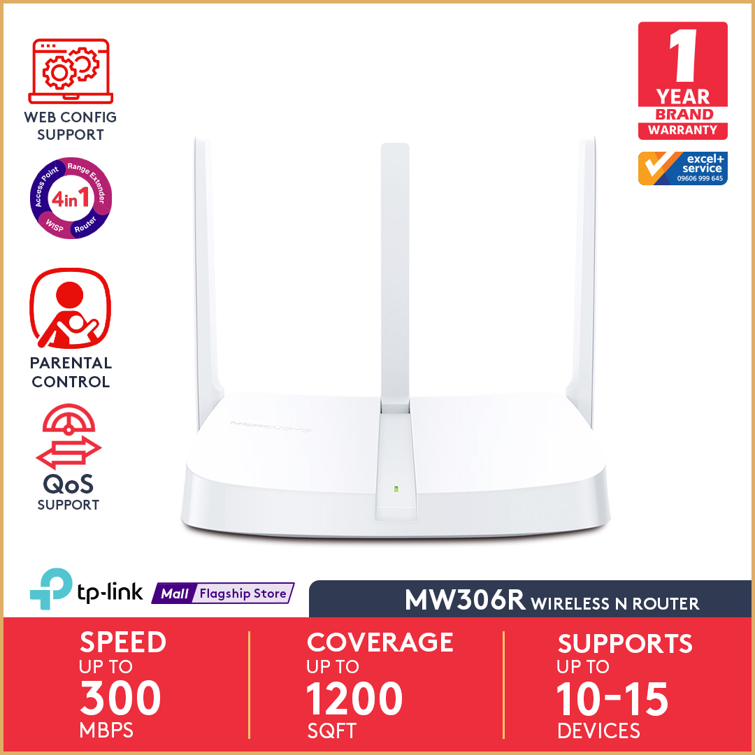 Mercusys MW306R 300Mbps Multi-Mode Wireless N Router