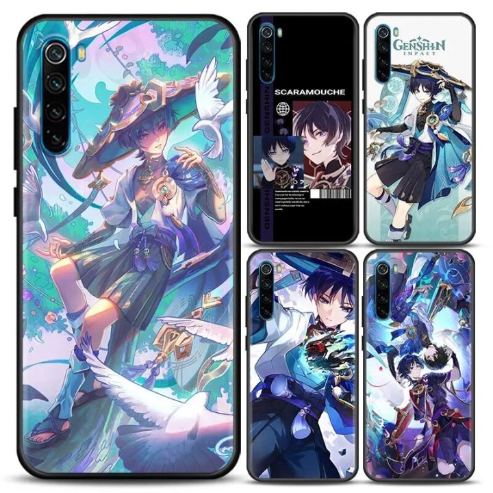 Scaramouche%20Genshin%20Impact%20Phone%20Case%20For%20Xiaomi%20Redmi%20Note%2011%2010%209%208%2012%20Pro%20Plus%209S%207%2010S%2011S%20Cover%20Redmi%20Note%2010Pro%208Pro%20Funda%20-%20Image%202