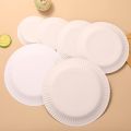 50pcs6 7 9 Disposable Party Food Paper Plates White Colorful Childdiy Birthday Party Decoration Paper Dinner Plates Wholesal. 