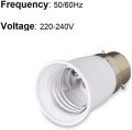 B22 to E27 Edison Screw LED Bulb Base Socket Converter Adaptor Fitting Extender Holder Energy Saving Lamp. 