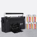 RALEDY Retro Boombox Cassette Player Portable Vintage Digital Radio AC Powered or Battery Operated Stereo AM/SW/FM Radios USB TF. 