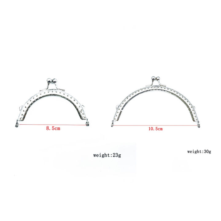 1PCS%208.5/10.5/12.5/15.5CM%20Glossy%20Silver%20Basic%20Semicircle%20Metal%20Purse%20Frame%20Kiss%20Clasp%20Lock%20DIY%20Bag%20Accessories%20Demoo%20-%20Image%203