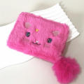 Synthetic Leather Kitten Coin Purse Cute Shape 5 Colors Plush Plush Wallet Cute Girl Card Pack for Students Young Ladies Couples. 