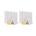 32 Pcs Acoustic Panels,Sound Proof Wall Panels,for Studio Absorbs Sound and Eliminates Echoes(White). 