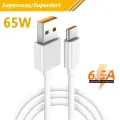 Realme Gt 5g 8 Pro X7 Narzo 30 Vooc Cable Type C 6.5A Super Fast Charge Oppo Find X3 Pro Neo Reno 6 65w Supervooc Superdart.
