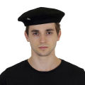 Black Cotton Che Guevara Hat for Men. 