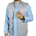 Elegant Men's Casual Sleeveless Waistcoat in Plain Design - High-Quality Polyester Blended Vest [lot2]. 
