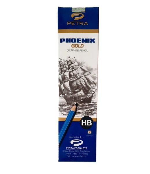 Petra%20Phoenix%20Gold%20PremiumHB/%202B%20/4B%20Graphite%20Pencils%20-%2012pcs%20-%20Image%204