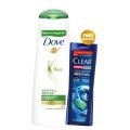 Dove Shampoo Hairfall Rescue 330ml (Shampoo Free). 