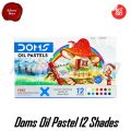 Doms Oil Pastels 12 Colour Box For Artists. 
