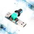USB Fan Speed Regulator Stepless Governor Module 5W 4-12V USB Fan Volume Speed Controller Governor for Teens Kids.