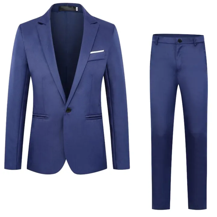 Men's%20Solid%20Color%20Suit%20Set%20Business%20Suit%20coat%20New%20And%20Fashion%20Slim%20Fit%20Dress%20Pants%202%20Pieces%20Classic%20Blazers%20terno%20masculino%20-%20Image%204