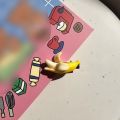 CHANBAEK Simple Personality Child Duckbill Clip Girl Hair Clip Photo Props Banana Fake Food Simulation Food Hairpin Cute Side Clip Korean Style Barrette Women Hair Accessories.