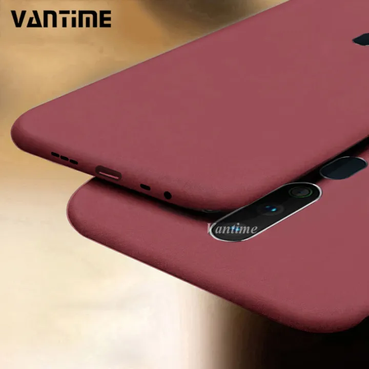 Vantime%20for%20OPPO%20A9%202020%20A5%20Case%20Soft%20Sandstone%20Slim%20Matte%20Back%20Cover%20-%20Image%202
