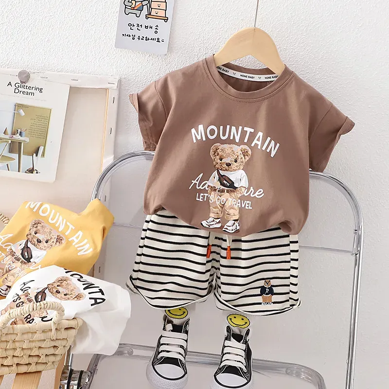NEW）Summer baby boy clothes sets kids clothes for boys suits 0-5