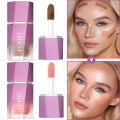Waterproof Liquid Blush Glitter Highlighter Face Contour Brighten Makeup Multi-purpose Eyes&lips Makeup Blush Stick Cosmetics. 