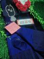blue Half Silk Saree - Sari. 